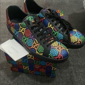 Gucci Ace GG Supreme Low 'Psychedelic - Black